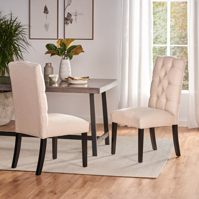 Charlton Home Lemaire Tufted Upholstered Side Chair Reviews Wayfair